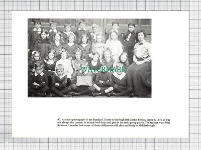 C4070) Hugh Bell Bell's School Middlesbrough / Pupils of 1910 Miss Bowman