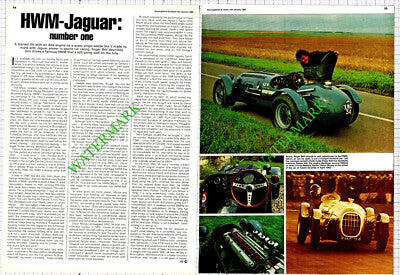 HWM Jaguar Roger Bell Gillian Fortescue-Thomas Terry Grainger 0000- 1983 Article