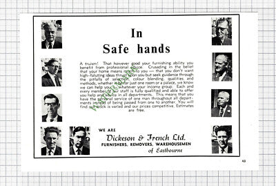 C6261) Dickeson & French Ltd Eastbourne Advert - 1965 Cutting