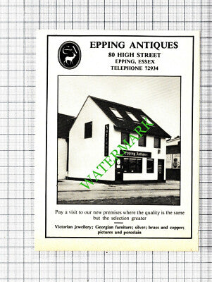 Epping Antiques Essex Advert - 1975 Cutting