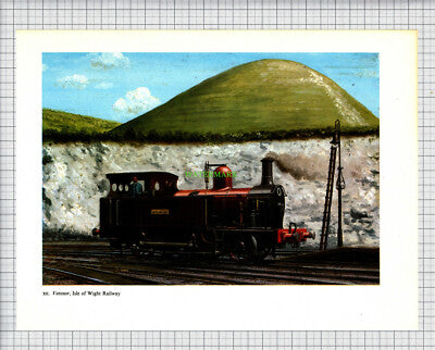7160) VENTNOR Engine Isle Of Wight Railway   - c.1965 Print