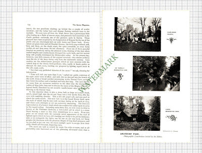 9073) Reigate And Redhill Surrey - 1900 Article