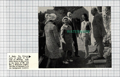 C3508) Lady Juliet Smith Princess Margaret Mr & Mrs J Nickerson -1967 Cutting