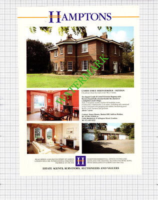 Heydon Cambridgeshire House Sale Advert - 1991  Cutting