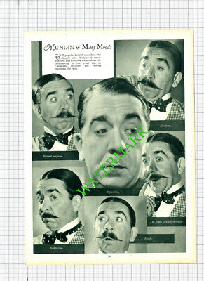 Mundin Comedian / Dorothy Lee Comedienne  - 1930s Book Print