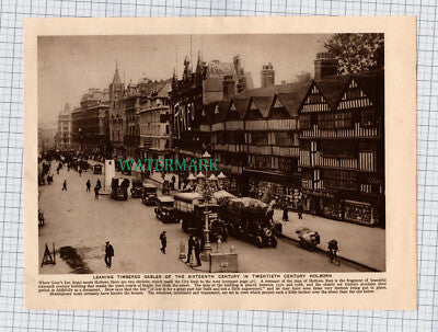 (8756) Holborn London / The Coach and Horses Notting Hill Gate -  c.1925 Print