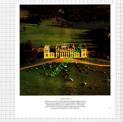 Wetherby / Harewood House Yorkshire - 1980s Cutting /  Print