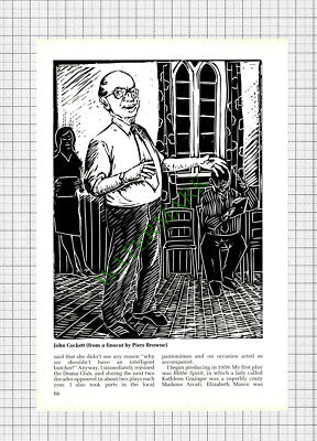 John Cockett Hawes Operatic Society Yorkshire  - 1992 Article