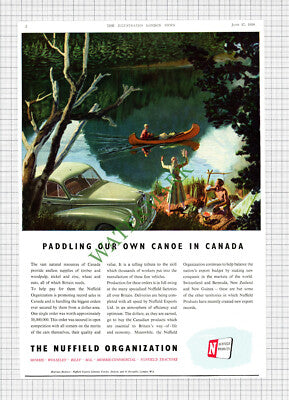 The Nuffield Organization Canada Advert - 1950 Cutting