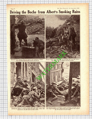 Albert France  World War One - 1918 Cutting / Print