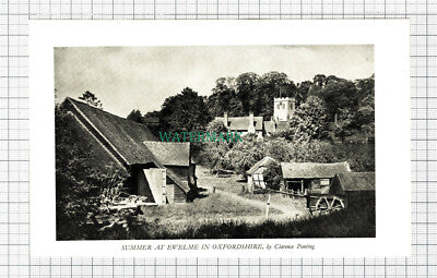 C5885) Ewelme Oxfordshire Farm - 1953 Cutting