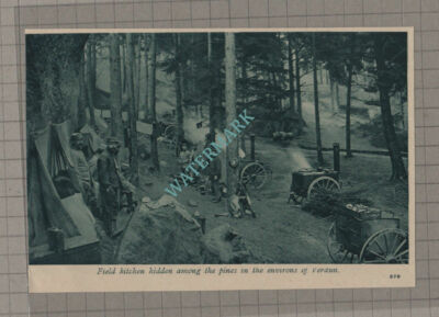 C3409) Field Kitchen Near Verdun - WW1 Clip