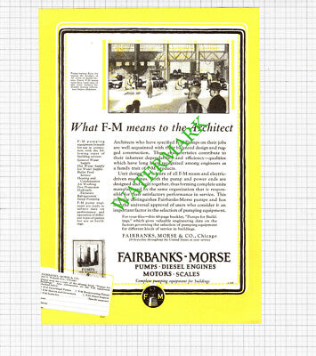 Fairbanks-Morse Pumping Hotel Pennsylvania New York City Advert  - 1926 Cutting