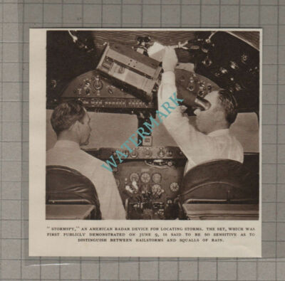 C3239) Cutting - STORMSPY American Radar Device Storm Detecting - 1951 Clip