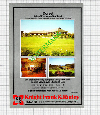 Isle Of Purbeck Studland Dorset / Tenbury Wells House Sale Advert - 1980 Cutting