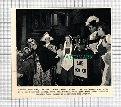 C3040) Arthur Askey & Jay Fips Leon Gortez London Casino - 1951 Clip