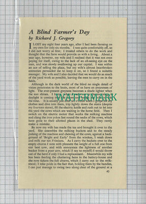 C4469) Richard Gregory Farmer - 1952 Small Article