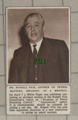 C1256) Mr Russell Vick Petrol Rationing - 1948 Clip