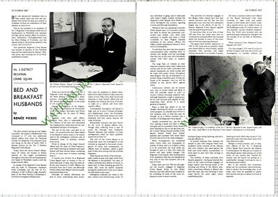 No 3 Regional Crime Squad Wakefield Clifford Lodge Dennis Hoban  Auty - 1967