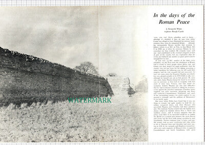 X1104) Burgh Castle Suffolk J Kenneth White - 1974 Article