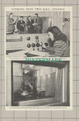 C4125) BBC Studios - c.1950s Cutting