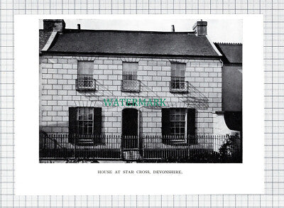 C5933) House At Star Cross Devonshire - Cutting