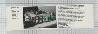 C7731) Streatley Hills House Streatley on Thames / Stowmarket 1989 House Advert