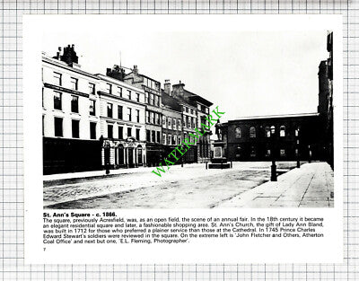 Manchester St Mary's Gate / St Ann's Square  E L Fleming - 1970s Cutting