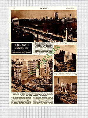 London After The War Market Buildings Mincing Lane Brettenham House - 1947