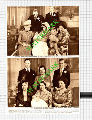 Princess Anne Christening - 1950 Article