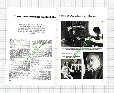 9698) Keighley Richard Blades Andrew Thomson Riddlesden Zee Radio Newark - 1970