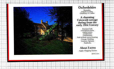 Ramsden Oxfordshire / Tunbridge Wells Kent House Sale Advert -  1988 Cutting