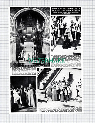 (X621) Bishop Suffragen of Willesden Canon Gerald Ellison Portsea - 1950 Clip