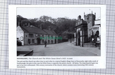 C7788) White Swan Hotel Hunmanby Yorkshire    - Cutting