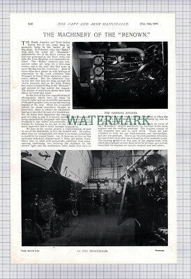 X1905) The RENOWN Ship Sir John Fisher - 1898 Article