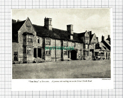 C5760) The Bell Inn Stilton - c.1950s Cutting