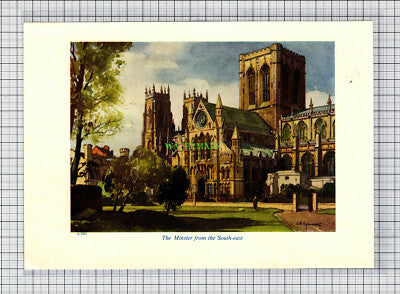 C4707) YORK Minster - c.1950 Print