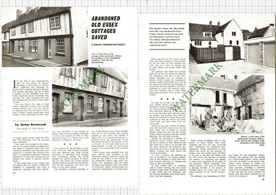 East Street Coggeshall Essex Cottages - 1972 Article