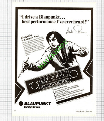 Andre Previn Blaupunkt Advert - 1978 Cutting