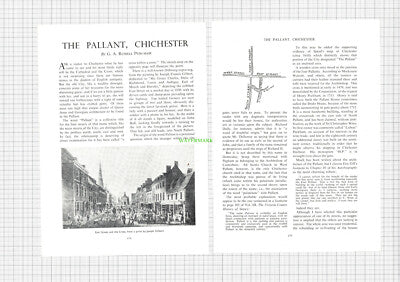 8846) The Pallant Chichester Sussex - 1955 Article