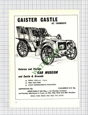 9210) Caistor Castle Great Yarmouth Advert - 1972 Cutting