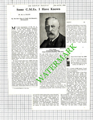 Mr H A Ivatt Engineer Great Northern Railway Charles S Lake- 1943 Article