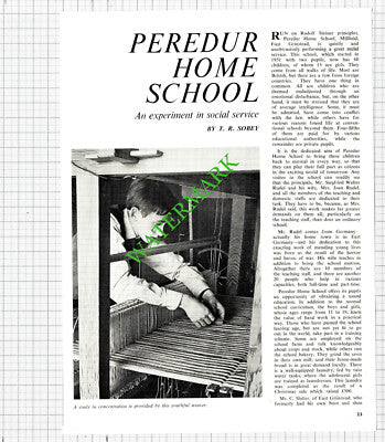 Peredur Home School Millfield East Grinstead Sussex Rudel Slatter - 1965 Article
