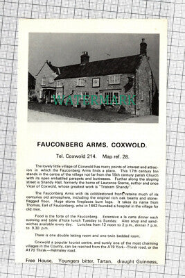 C1622) Falcon In Hilton Yarm Terry Leonard / Fauconberg Arms Coxwold - c.1975