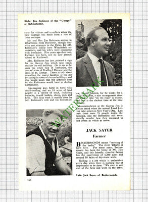 Albert Sutcliffe Whernside Manor Kettlewell Jim Robinson George Hubberholme 1962
