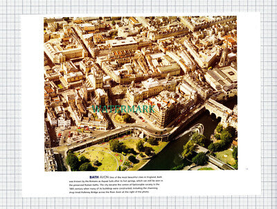 Bath Avon / Bath Abbey - Aerial Views - Double-Sided Cutting