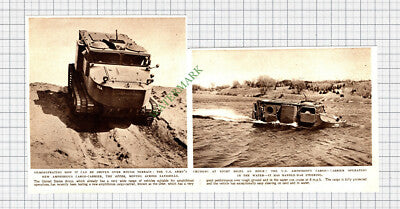 US Army Amphibious Cargo Carrier OTTER  -   1952 Cutting