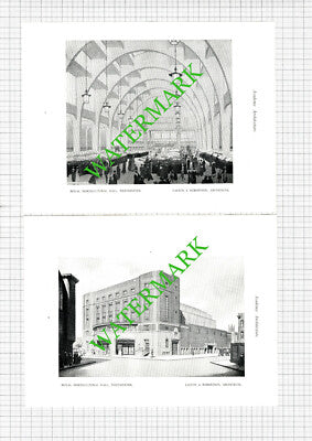 Royal Horticultural Hall Westminster London Easton -   c.1926 Article/ Prints