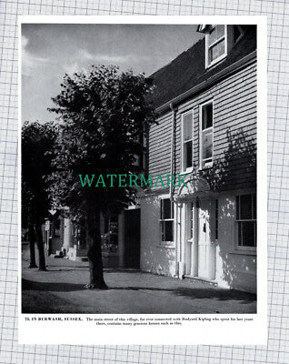 X1944) Burwash Sussex / Arundel Castle - 1960s Book Print