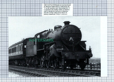 C4861) LMS 2-6-0 No. 13120 Railway Locomotive Blackpool Talbot Road - 1996 Clip
